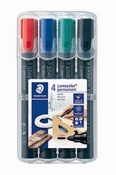 Staedtler Marker Lumocolor Perm rond 2,0mm asst (4)